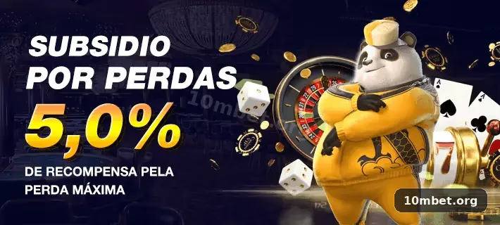 Tela de boas-vindas e lobby de jogos do aplicativo 10m